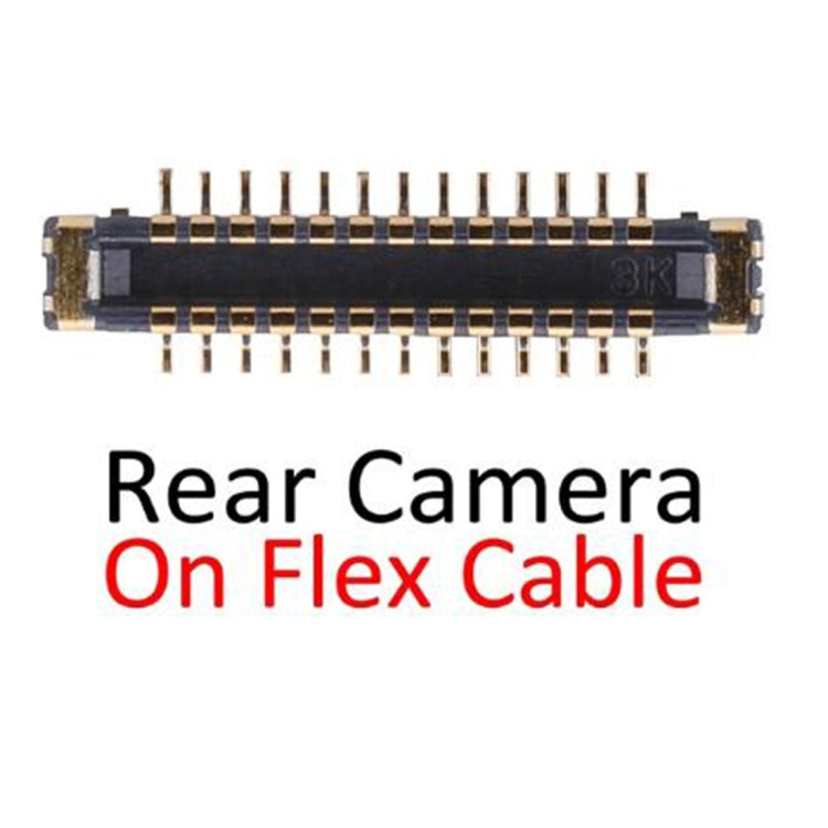 Rear Back Camera FPC Connector On Flex Cable for iPhone X - Others by PMC Jewellery | Online Shopping South Africa | PMC Jewellery