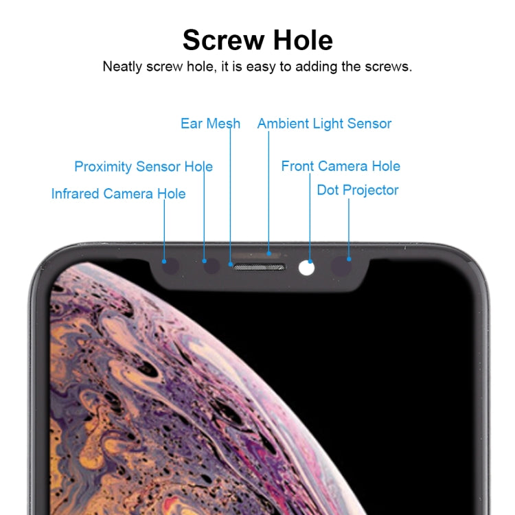 GX OLED LCD Screen for iPhone XS Max with Digitizer Full Assembly - free shipping - PMC TechLife - Order now!