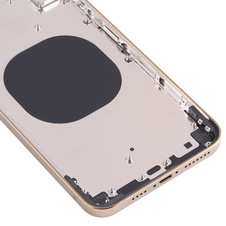Back Housing Cover with Appearance Imitation of iP13 Pro Max for iPhone XS Max(Gold) - Back Cover by PMC TechLife | Online Shopping South Africa | PMC TechLife