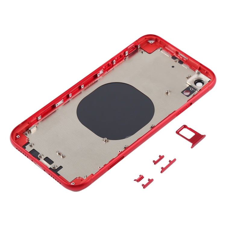 Back Housing Cover with Camera Lens & SIM Card Tray & Side Keys for iPhone XR(Red) - Back Cover by PMC Jewellery | Online Shopping South Africa | PMC Jewellery