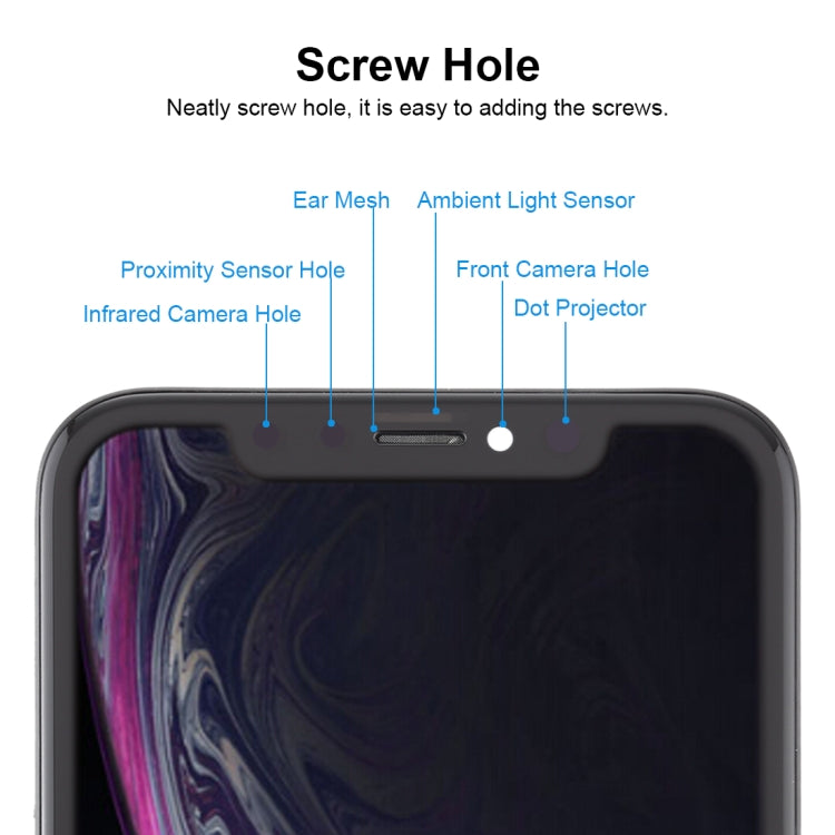 JK TFT LCD Screen for iPhone XR with Digitizer Full Assembly(Black) - LCD Related Parts by JK | Online Shopping South Africa | PMC TechLife | Buy Now Pay Later Mobicred
