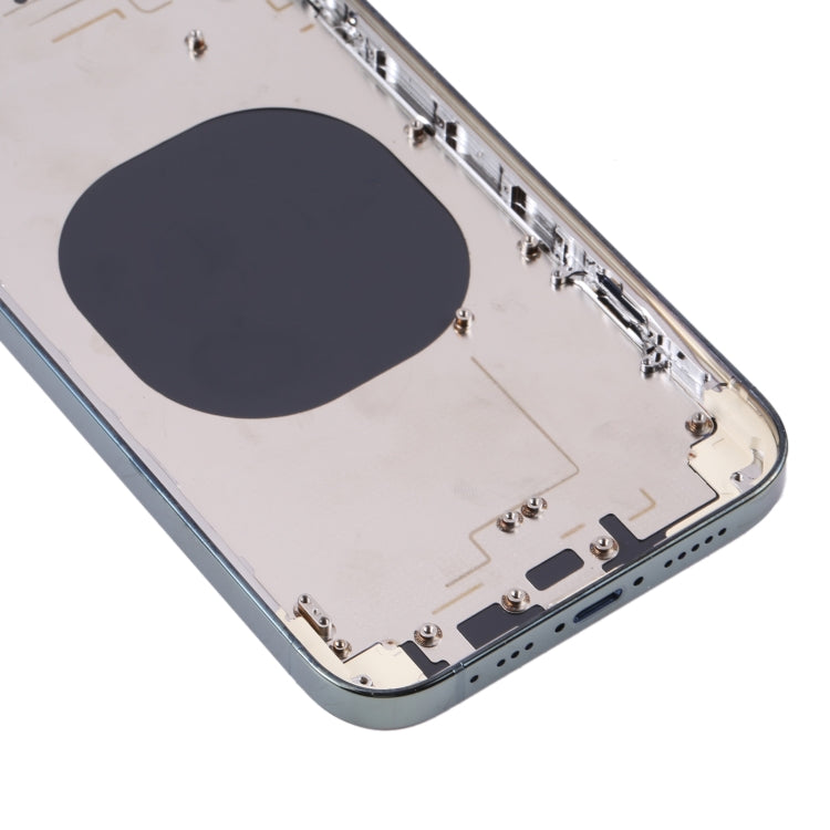 Electroplated Frame Back Housing Cover with Appearance Imitation of iP13 Pro for iPhone XR(Green) - Back Cover by PMC TechLife | Online Shopping South Africa | PMC TechLife | Buy Now Pay Later Mobicred
