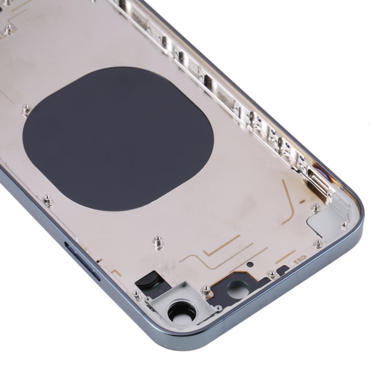 Stainless Steel Back Housing Cover with Appearance Imitation of iP13 Pro for iPhone XR(Green) - Back Cover by PMC TechLife | Online Shopping South Africa | PMC TechLife | Buy Now Pay Later Mobicred