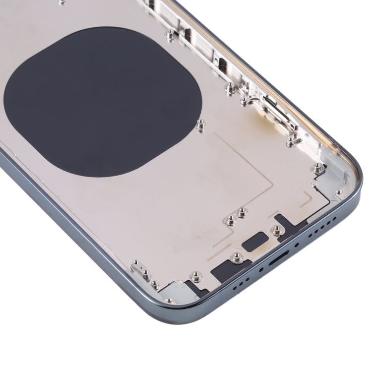 Stainless Steel Back Housing Cover with Appearance Imitation of iP13 Pro for iPhone XR(Green) - Back Cover by PMC TechLife | Online Shopping South Africa | PMC TechLife | Buy Now Pay Later Mobicred