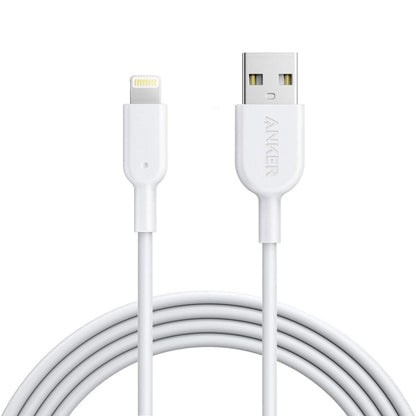 ANKER PowerLine II USB to 8 Pin MFI Certificated Charging Data Cable, Length: 0.9m(White) - MFI Cable by ANKER | Online Shopping South Africa | PMC Jewellery