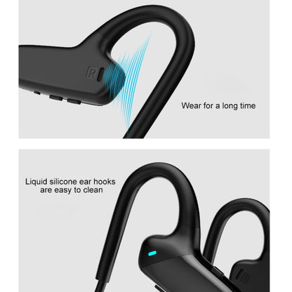 F808 Bluetooth 5.0 Waterproof Bone Conduction Sport Bluetooth Earphone(Black) - Bluetooth Earphone by PMC Jewellery | Online Shopping South Africa | PMC Jewellery