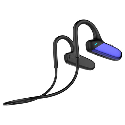 F808 Bluetooth 5.0 Waterproof Bone Conduction Sport Bluetooth Earphone(Blue) - Bluetooth Earphone by PMC Jewellery | Online Shopping South Africa | PMC Jewellery