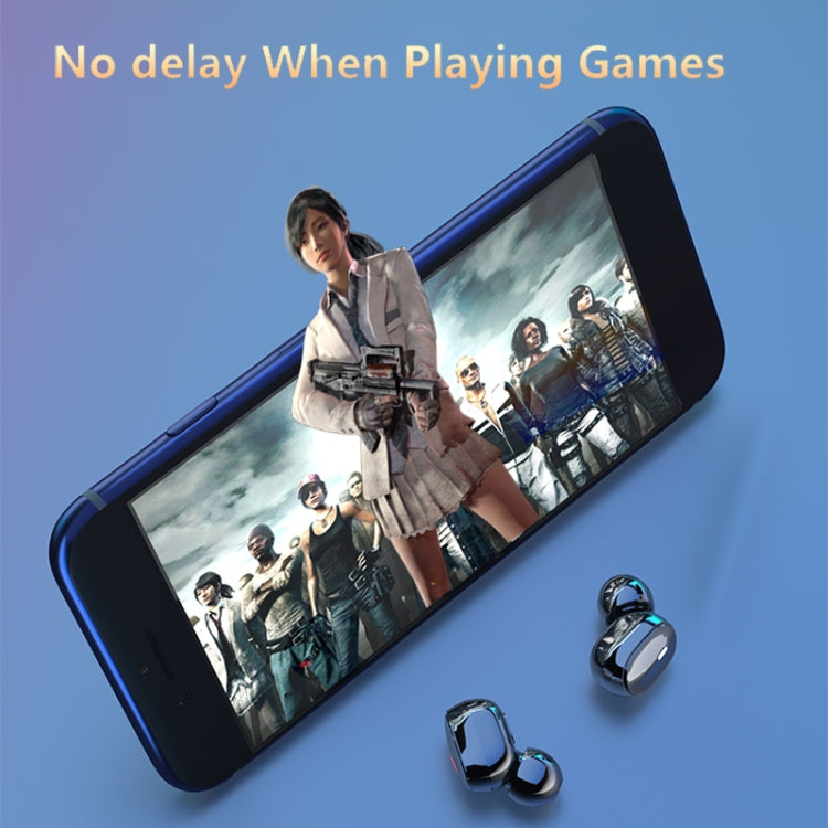 A9 TWS CVC8.0 and DSP Dual Noise Cancelling Bluetooth Earphone with Magnetic Charging Box & LED Digital Display, Support Touch & HD Call & Siri & Power Bank(Black) - TWS Earphone by PMC TechLife | Online Shopping South Africa | PMC TechLife