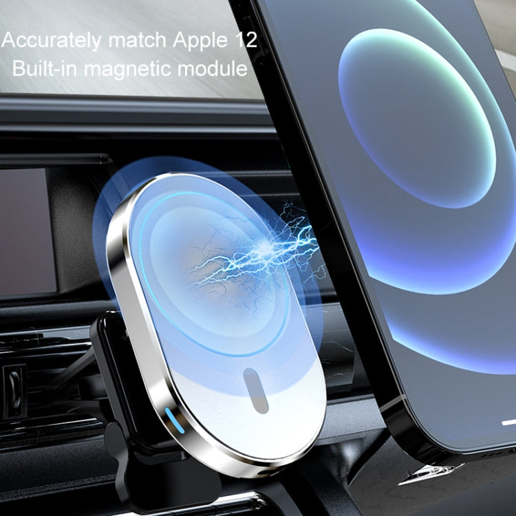 JJT-968 15W Max Output Magnetic Car Air Outlet Bracket Wireless Charger(Red) - free shipping - PMC TechLife - Order now!
