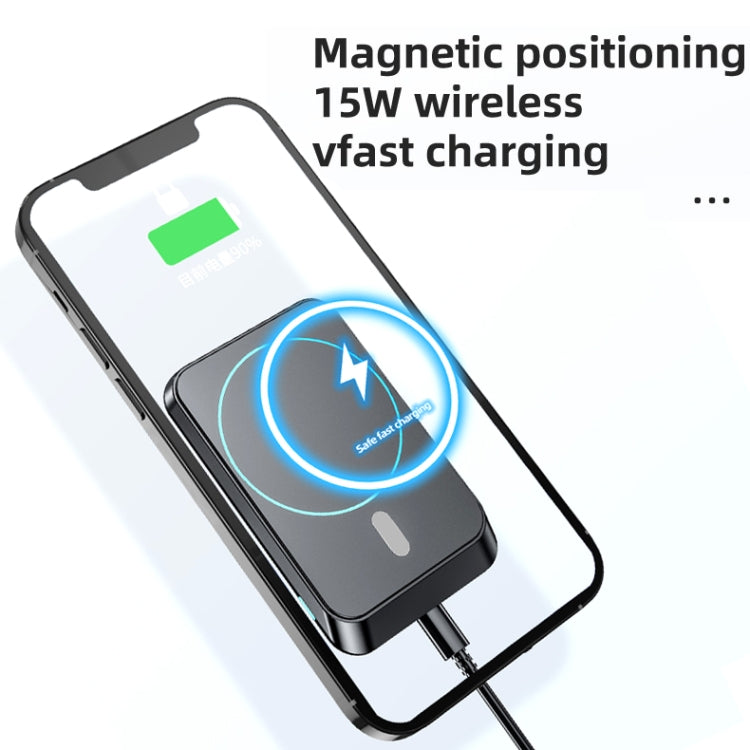 JJT-969 15W Max Output Magnetic Car Air Outlet Bracket Wireless Charger(White) - Wireless Charger Holders by PMC TechLife | Online Shopping South Africa | PMC TechLife