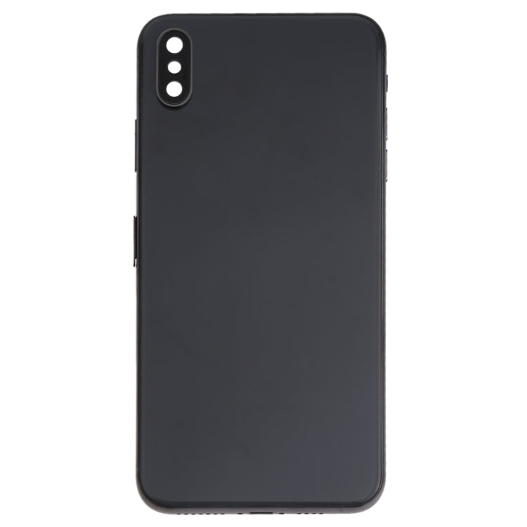 Battery Back Cover Assembly (with Side Keys & Speaker Ringer Buzzer & Motor & Camera Lens & Card Tray & Power Button + Volume Button + Charging Port + Signal Flex Cable & Wireless Charging Module) for iPhone XS(Black) - Back Cover by PMC TechLife | Online Shopping South Africa | PMC TechLife | Buy Now Pay Later Mobicred