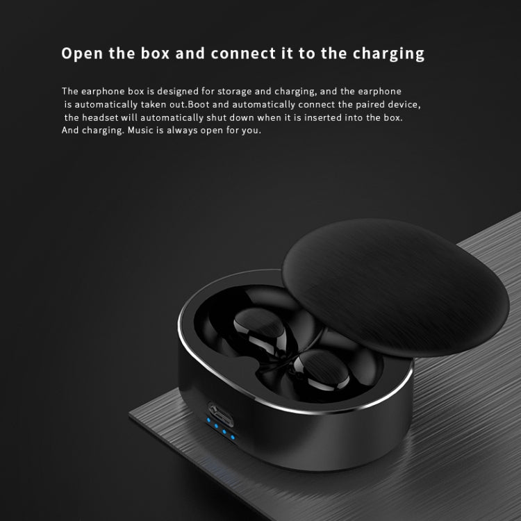 B20 Mini Portable In-ear Noise Cancelling Bluetooth V5.0 Stereo Earphone with 360 Degrees Rotation Charging Box(White) - Bluetooth Earphone by PMC Jewellery | Online Shopping South Africa | PMC Jewellery