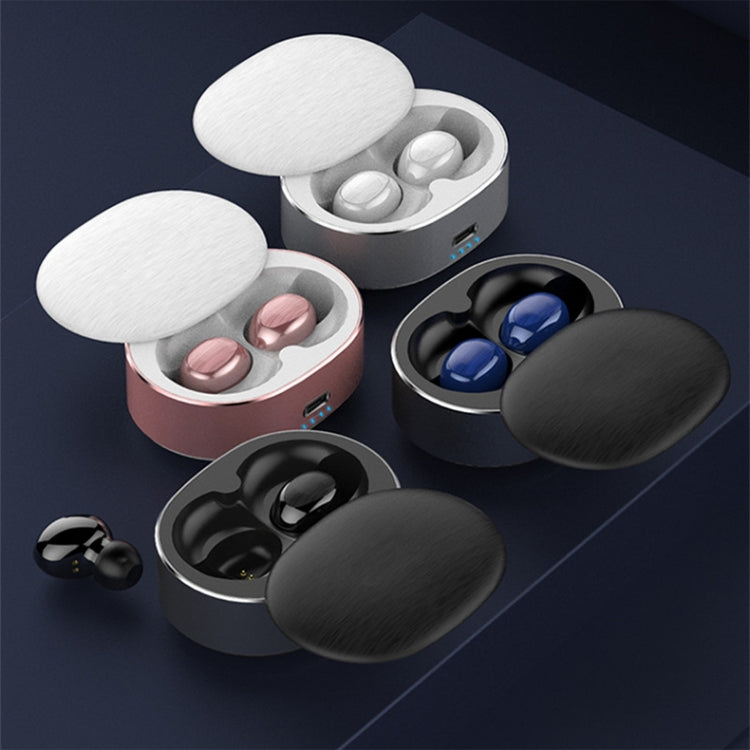 B20 Mini Portable In-ear Noise Cancelling Bluetooth V5.0 Stereo Earphone with 360 Degrees Rotation Charging Box(White) - Bluetooth Earphone by PMC Jewellery | Online Shopping South Africa | PMC Jewellery