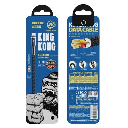 WK WDC-128 3A 8 Pin Kingkong Enjoy Version Charging Data Cable, Length: 1m(Black) - Normal Style Cable by WK | Online Shopping South Africa | PMC Jewellery