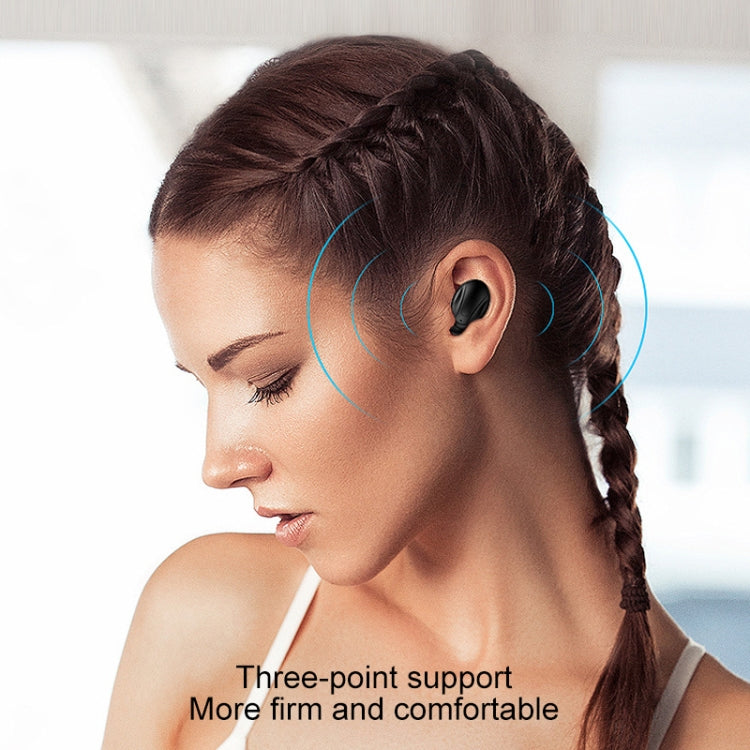 XG13 Bluetooth 5.0 TWS Mini Stereo Wireless Bluetooth Earphone (Black) - TWS Earphone by PMC Jewellery | Online Shopping South Africa | PMC Jewellery