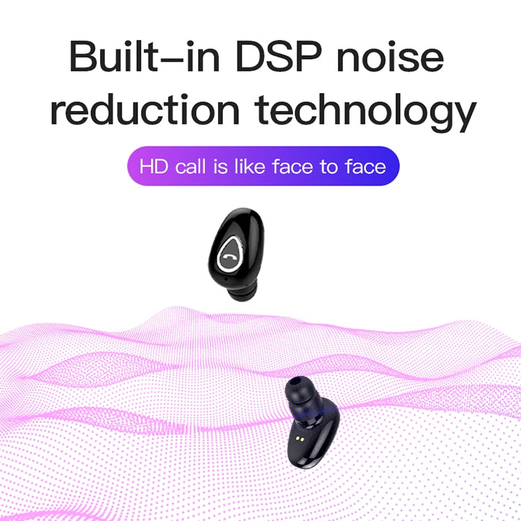 YX01 Sweatproof Bluetooth 4.1 Wireless Bluetooth Earphone with Charging Box, Support Memory Connection & HD Call(Black) - Bluetooth Earphone by PMC TechLife | Online Shopping South Africa | PMC TechLife