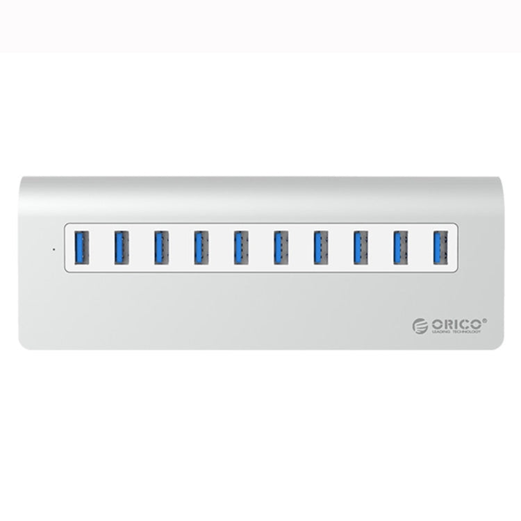 ORICO M3H10-U3-V2 Aluminum Alloy 10 USB 3.0 Ports HUB - USB HUB by ORICO | Online Shopping South Africa | PMC TechLife | Buy Now Pay Later Mobicred