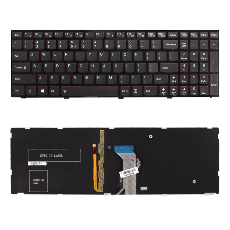 US Keyboard with Backlight for Lenovo Y500 Y500N Y510P Y500NT Y590 (Black) - Replacement Keyboards by PMC TechLife | Online Shopping South Africa | PMC TechLife