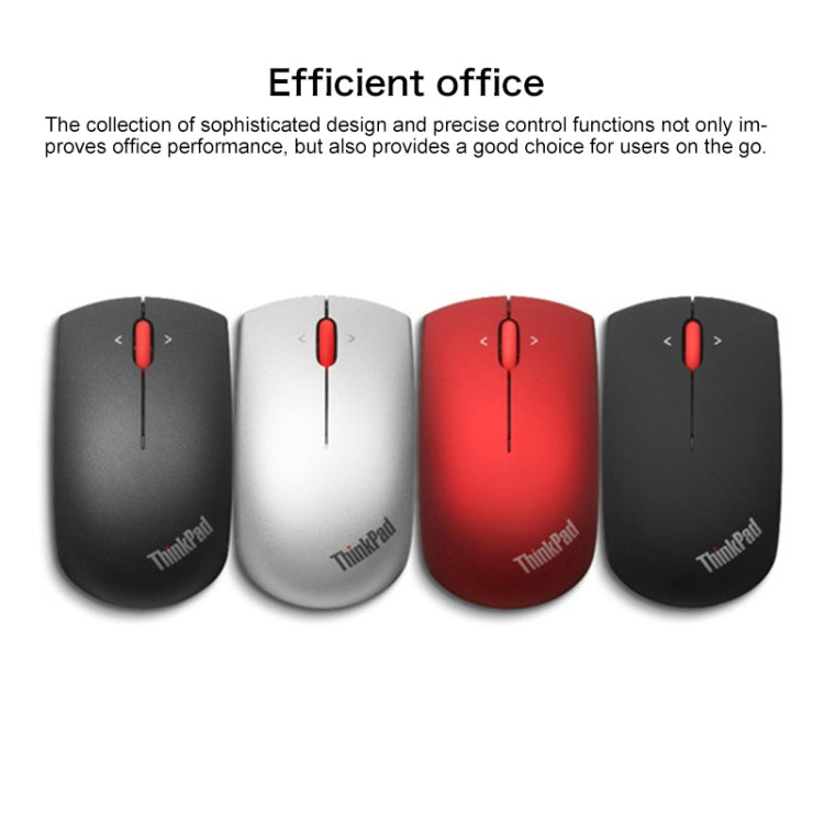 Lenovo ThinkPad Office Blue-ray Wireless Frosted Mouse (Black) - Wireless Mice by Lenovo | Online Shopping South Africa | PMC Jewellery