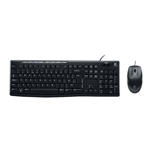 Logitech MK200 Wired Keyboard Mouse Set - Wired Keyboard by Logitech | Online Shopping South Africa | PMC Jewellery