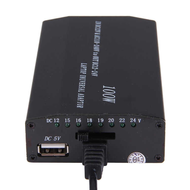 Laptop Notebook Power 100W Universal Charger with Car Charger & AC Power Adapter & 8 Power Adapters & 1 USB Port for Samsung, Sony, Asus, Acer, IBM, HP, DELL,US Plug - Universal Power Adapter by PMC TechLife | Online Shopping South Africa | PMC TechLife