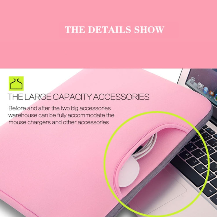 15.6 inch Portable Air Permeable Handheld Sleeve Bag for Laptops, Size: 41.5x30.0x3.5cm(Grey) - 15 inch by PMC TechLife | Online Shopping South Africa | PMC TechLife