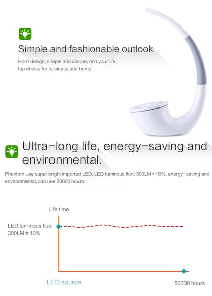 NILLKIN 2 in 1 QI Standard Smart Recognition 1A 5W Wireless Charger + LED Light Lamp with USB Charging Port Indicator - Wireless Charger by NILLKIN | Online Shopping South Africa | PMC Jewellery