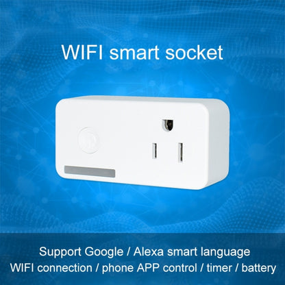 10A WiFi 2.4GHz APP Remote Control Timing Smart Socket Works with Alexa & Google Home, AC 110-250V, US Plug - Smart Socket by PMC Jewellery | Online Shopping South Africa | PMC Jewellery