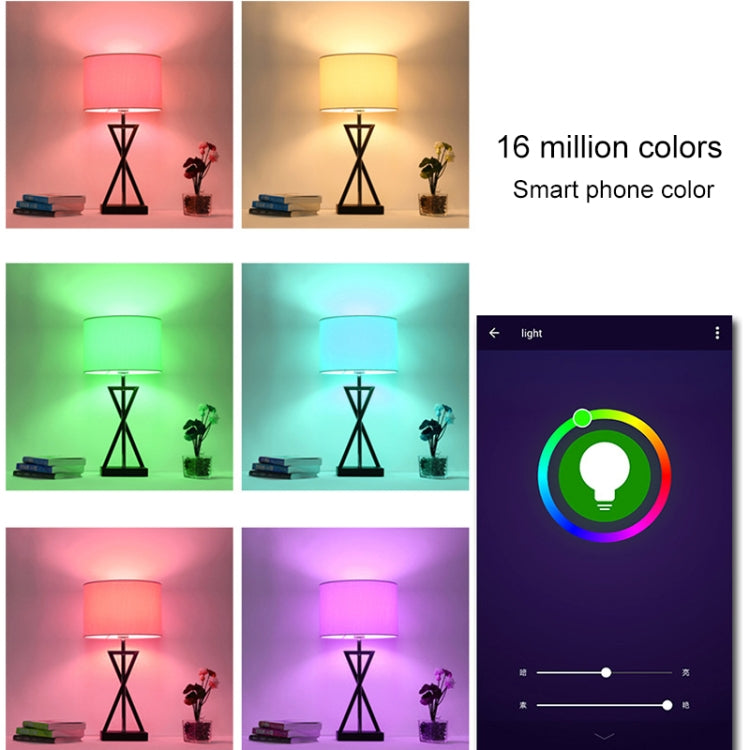 E27 7W White Light+RGB Smart LED Light Bulb, WiFi 2.4GHz Works with Alexa & Google Home, FCC / CE / RoHS Certificated, AC 85-265V - Smart Light Bulbs by PMC TechLife | Online Shopping South Africa | PMC TechLife