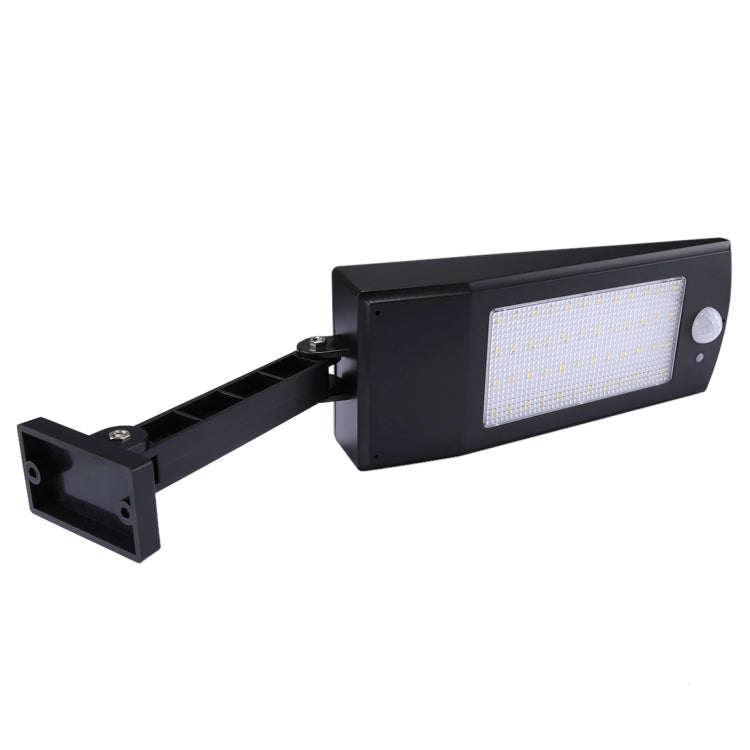 6.8W Solar Motion Sensor LED Solar Light, 48 LEDs SMD 2835 900 LM Angle Adjustment Energy Saving Light with 5V 3.2W Solar Panel(Black) - With Solar Panel by PMC Jewellery | Online Shopping South Africa | PMC Jewellery