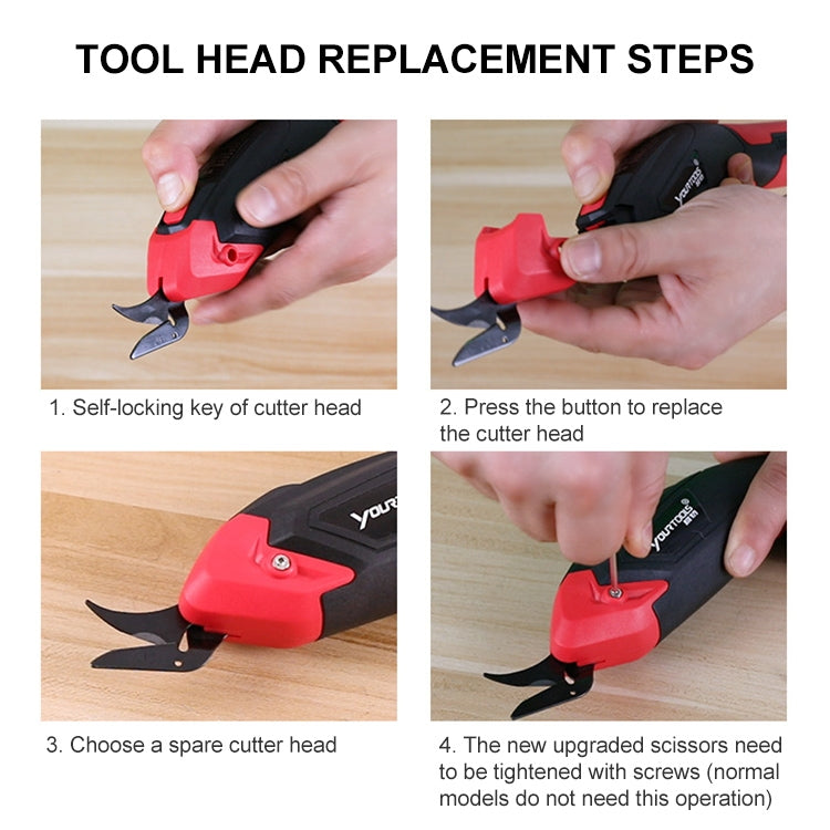 YOURTOOLS Y4005 Tungsten Steel Electric Scissors Cutter Head for TBD0567747002 - DIY Apparel Sewing by PMC Jewellery | Online Shopping South Africa | PMC Jewellery