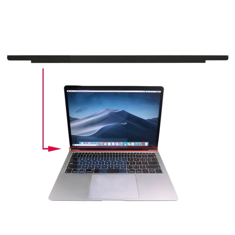 Glass Material LCD Screen Display Front Bezel Logo Cover for Macbook Pro 16 inch A2141 2019(Silver) - free shipping - PMC TechLife - Order now!