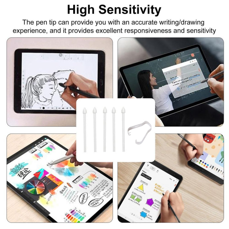 6 in 1 Universal Stylus Pen Replacement Pencil Tips For Samsung Galaxy Tab S8 / S7 / S6 / Galaxy Note20 / Note10 / S23 Ultra / S22 Ultra(Grey) - free shipping - PMC TechLife - Order now!