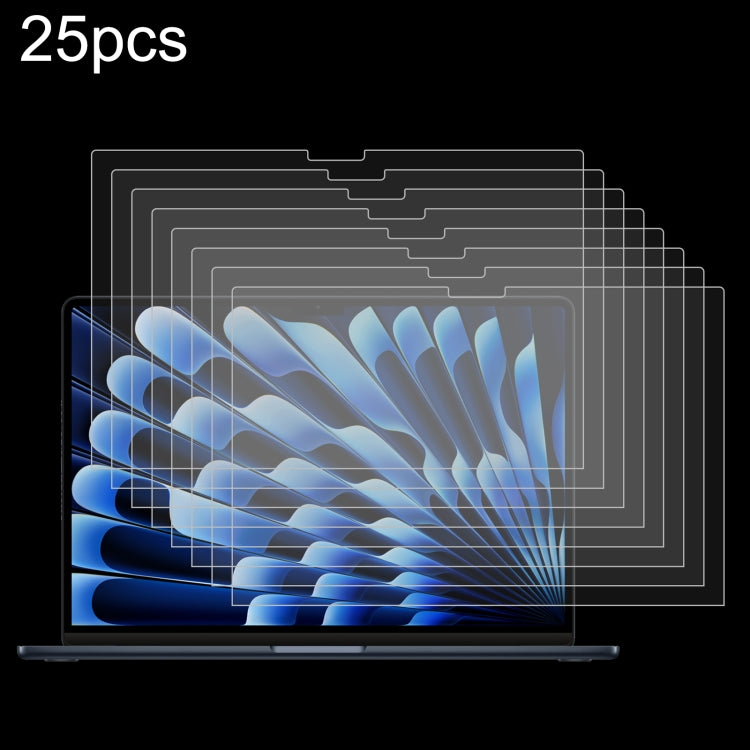 For MacBook Air 15.3 inch A2941 2023 25pcs 9H Explosion-proof Tempered Glass Film - Screen Protectors by PMC TechLife | Online Shopping South Africa | PMC TechLife