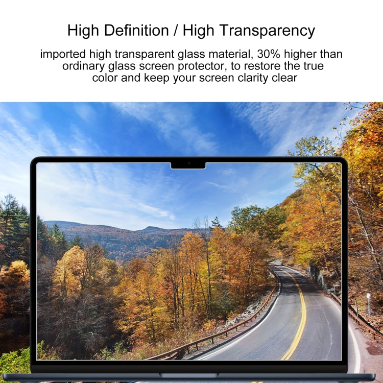 For MacBook Air 15.3 inch A2941 2023 25pcs 9H Explosion-proof Tempered Glass Film - Screen Protectors by PMC TechLife | Online Shopping South Africa | PMC TechLife