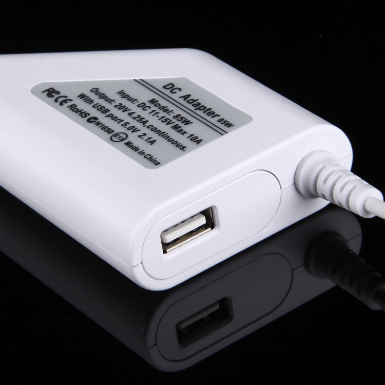 85W 20V 4.25A 5 Pin T Style MagSafe 2 Car Charger with 1 USB Port for Apple Macbook A1398 / A1424 / MC975 / MC976 / ME664 / ME665, Length: 1.7m (White) - Cable & Adapter by PMC TechLife | Online Shopping South Africa | PMC TechLife | Buy Now Pay Later Mobicred