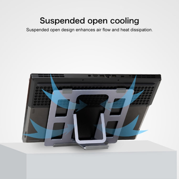 Lenovo Z2 LEGION Aluminum Alloy Laptop Cooling Bracket Heat Dissipation Holder for Y7000 / Y7000P / Y9000K(Grey) - Laptop Stand by Lenovo | Online Shopping South Africa | PMC Jewellery