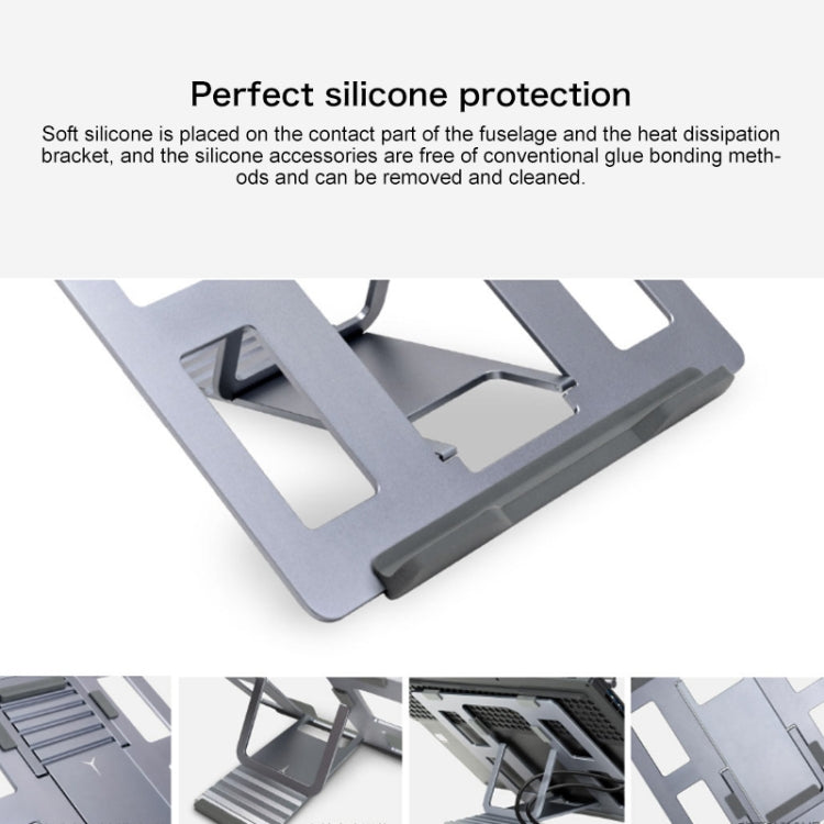 Lenovo Z2 LEGION Aluminum Alloy Laptop Cooling Bracket Heat Dissipation Holder for Y7000 / Y7000P / Y9000K(Grey) - Laptop Stand by Lenovo | Online Shopping South Africa | PMC Jewellery