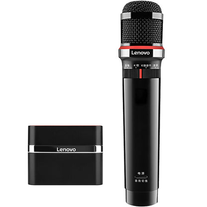 Original Lenovo UM20-U K Song Wireless Digital Microphone Live Recording Equipment with Wireless Receiver (Black) - Microphone by Lenovo | Online Shopping South Africa | PMC Jewellery