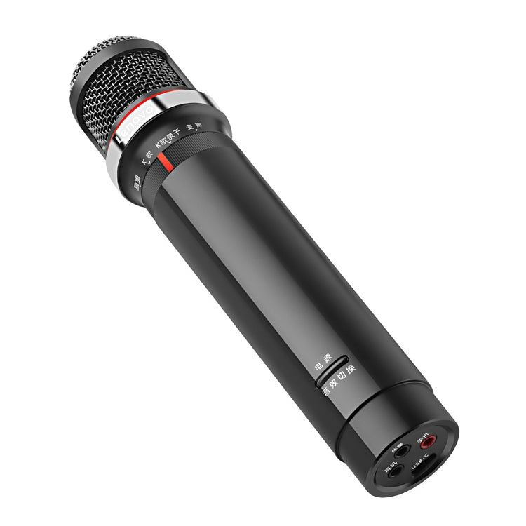 Original Lenovo UM20-U K Song Wireless Digital Microphone Live Recording Equipment with Wireless Receiver (Black) - Microphone by Lenovo | Online Shopping South Africa | PMC Jewellery