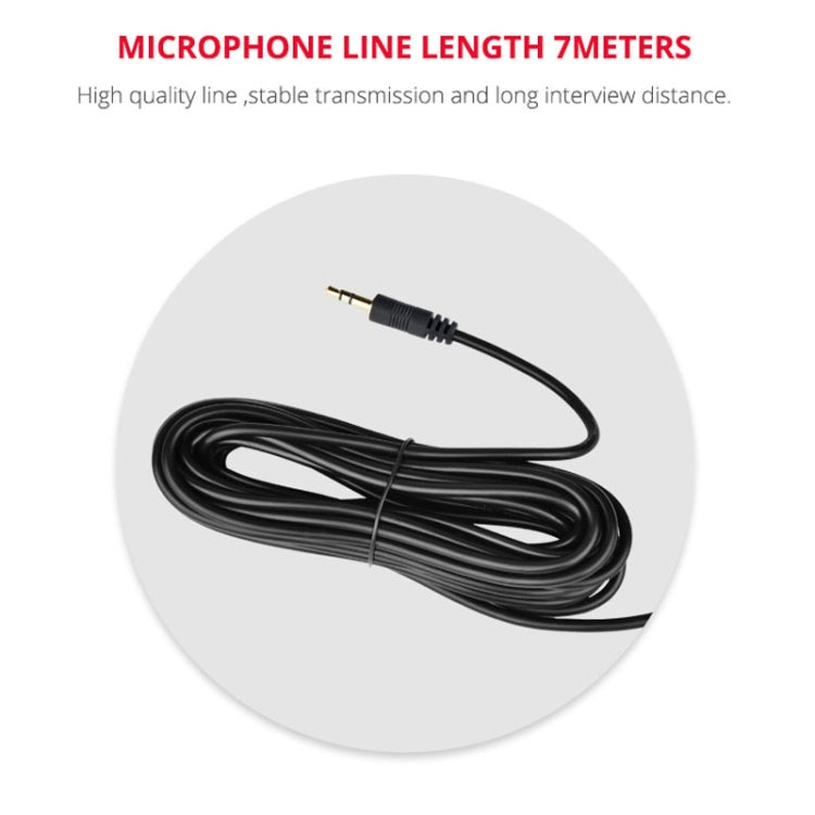 YELANGU YLG9933A MIC07 Professional Interview Condenser Video Shotgun Microphone with 6.5mm Audio Adapter & 3.5mm RXL Audio Cable(Black) - Camera Microphone by YELANGU | Online Shopping South Africa | PMC TechLife | Buy Now Pay Later Mobicred
