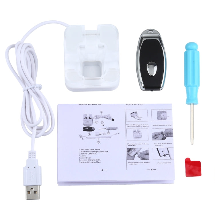 S10 Burglar Display Holder / Anti-theft Display Stand with Remote Control for Mobile Phones with Type-C / USB-C Port - Security Display Holders by PMC TechLife | Online Shopping South Africa | PMC TechLife