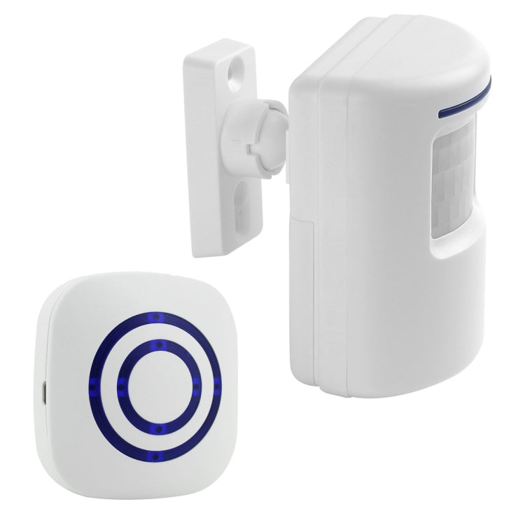 FY-0256 2 in 1 PIR Infrared Sensors (Transmitter + Receiver) Wireless Doorbell Alarm Detector for Home / Office / Shop / Factory, US Plug - free shipping - PMC TechLife - Order now!