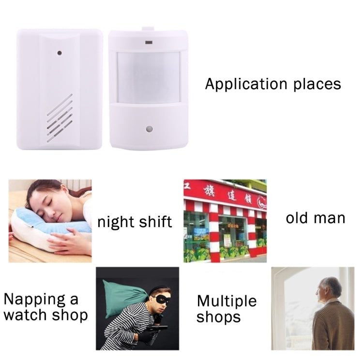 YF-0155 Good Safe Wireless Electro Guard Watch Remote Detective System Kit for Home Office, 1 x Receiver + 1 x  Detector - Sensor Doorbell by PMC TechLife | Online Shopping South Africa | PMC TechLife