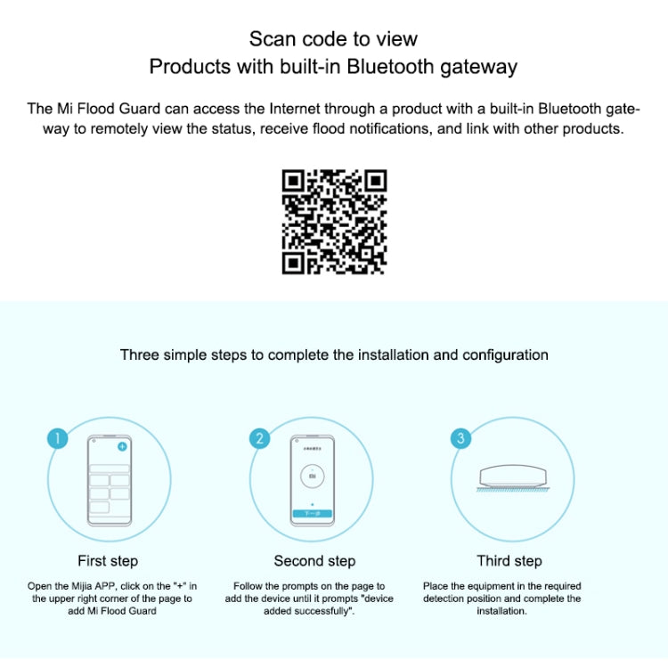 Original Xiaomi Wireless Bluetooth Flood Guard Intelligently Detects Water Leakage Xiaoai Speaker Linkage App to Remotely Remind Smart Home, need to be used with CA1001 - Water Leakage Alarm by Xiaomi | Online Shopping South Africa | PMC TechLife | Buy Now Pay Later Mobicred
