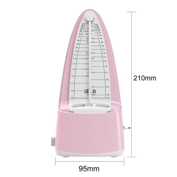 Piano Guitar Drum Violin Zither Universal Mechanical Metronome, Bullet Head Version(Pink) - Stringed Instruments by PMC Jewellery | Online Shopping South Africa | PMC Jewellery