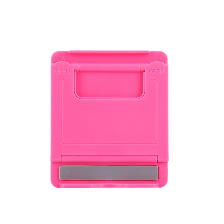 Universal Foldable Mini Phone Holder Stand, Size: 8.3 x 7.1 x 0.7 cm, For iPhone, Samsung, Huawei, Xiaomi, HTC and Other Smartphone, Tablets(Pink) - Desktop Holder by PMC TechLife | Online Shopping South Africa | PMC TechLife