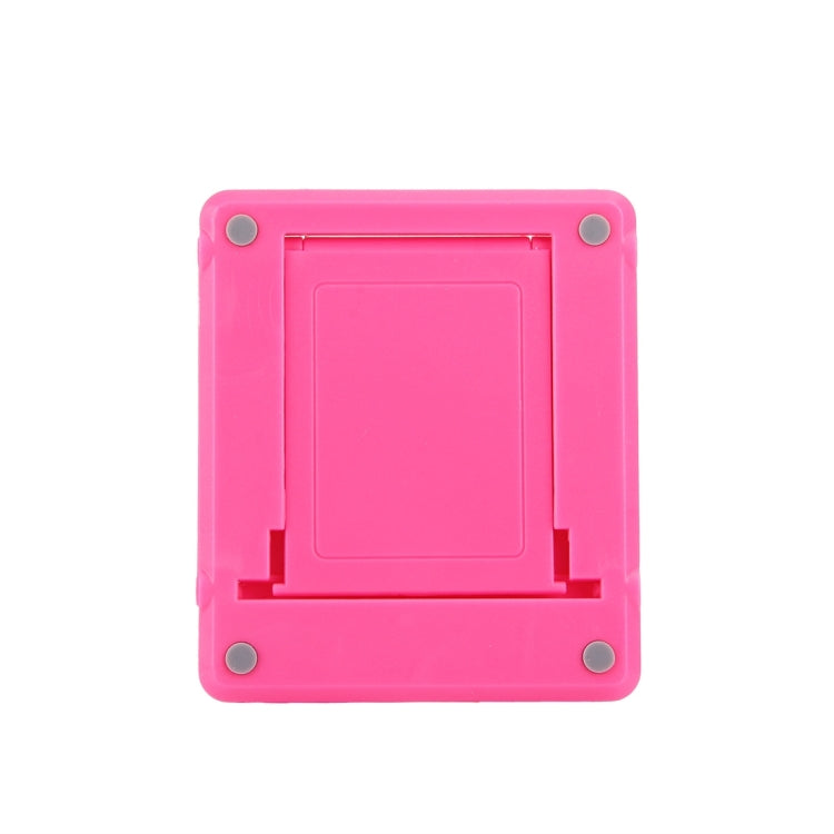 Universal Foldable Mini Phone Holder Stand, Size: 8.3 x 7.1 x 0.7 cm, For iPhone, Samsung, Huawei, Xiaomi, HTC and Other Smartphone, Tablets(Pink) - Desktop Holder by PMC TechLife | Online Shopping South Africa | PMC TechLife