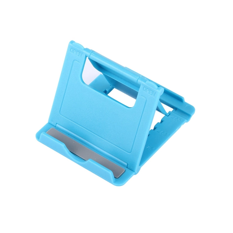Universal Foldable Mini Phone Holder Stand, Size: 8.3 x 7.1 x 0.7 cm, For iPhone, Samsung, Huawei, Xiaomi, HTC and Other Smartphone, Tablets(Blue) - Desktop Holder by PMC TechLife | Online Shopping South Africa | PMC TechLife