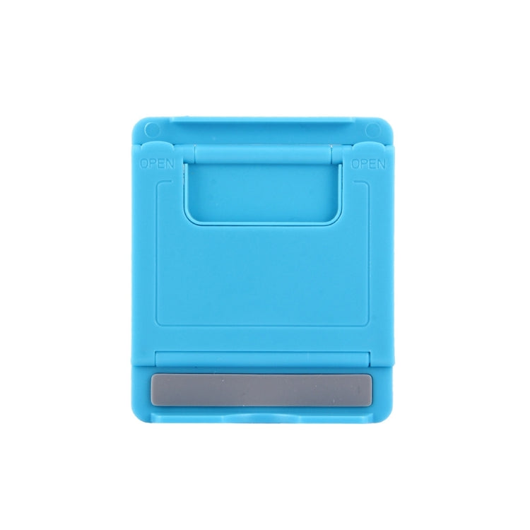 Universal Foldable Mini Phone Holder Stand, Size: 8.3 x 7.1 x 0.7 cm, For iPhone, Samsung, Huawei, Xiaomi, HTC and Other Smartphone, Tablets(Blue) - Desktop Holder by PMC TechLife | Online Shopping South Africa | PMC TechLife